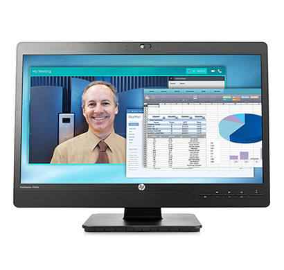 hp prodisplay (p222c) 21.5-inch full hd video conferencing monitor with 720p hd webcam and integrated speakers (black)
